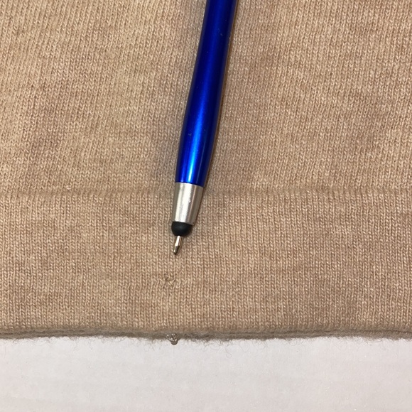 Laura Ashley Beige Hook & Eye Beaded Crochet Cardigan Sweater 8 - Picture 14 of 14